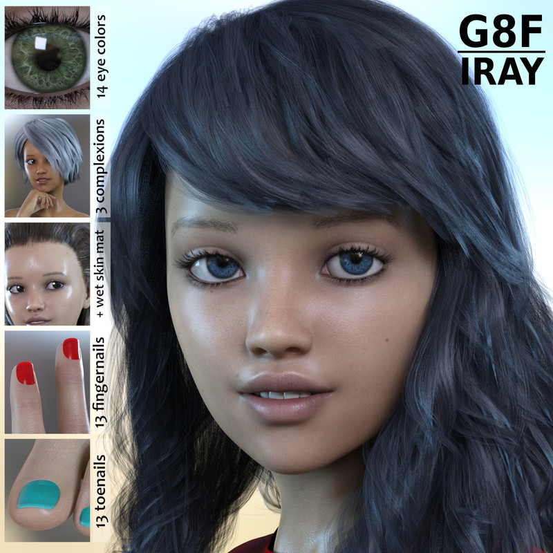 Maryam for Genesis 8 Female G8F Maryam for Genesis 8 Female G8F