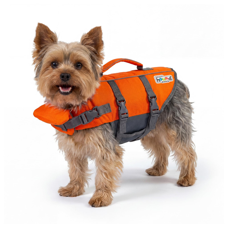 Outward Hound Granby Splash Dog Life Jacket Orange X-Small