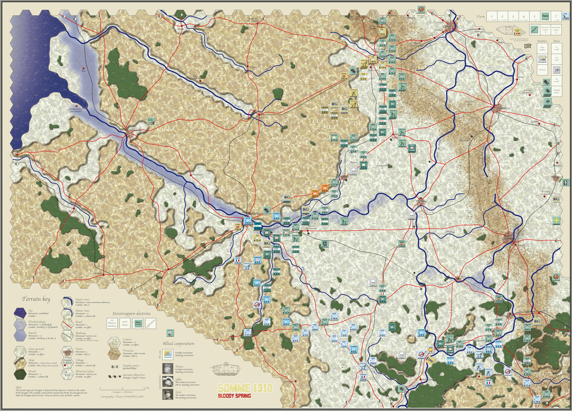 Somme 1918Map
