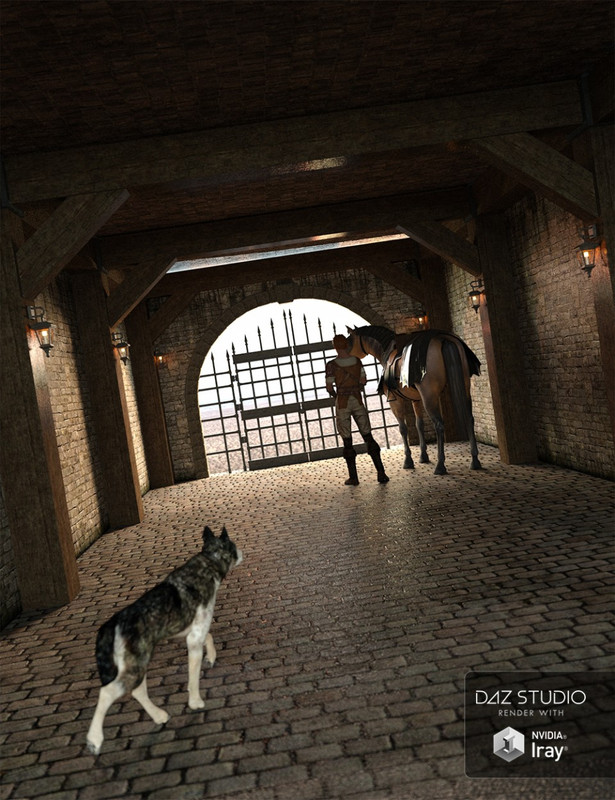 Medieval Hallway Medieval Hallway