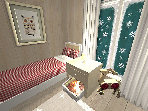 Hellohello: Domy - Stránka 4 Christmas-Chalet-interior-56