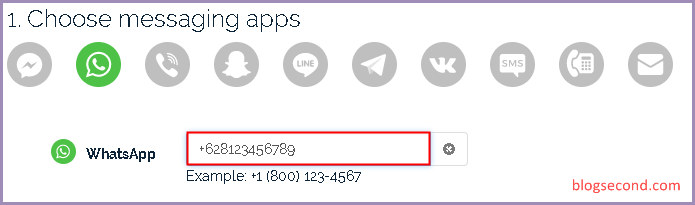 Mendapatkan Widget WhatsApp dari WhatsHelp