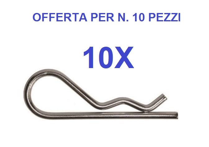 Coppiglia tipo B Coppiglia 10 pezzi/set Finitura decorativa Molla Coppiglia Tornante Assortimento Kit Perni di fissaggio Coppiglia per supporto 3.5 * 75mm 10pcs Coppiglia tipo B Coppiglia 10 pezzi/set Finitura decorativa Molla Coppiglia Tornante Assortimento Kit Perni di fissaggio Coppiglia per supporto 3.5 * 75mm 10pcs