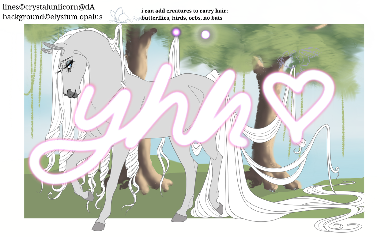 grande yhh (background me, lines bought from crystaluniicorn)