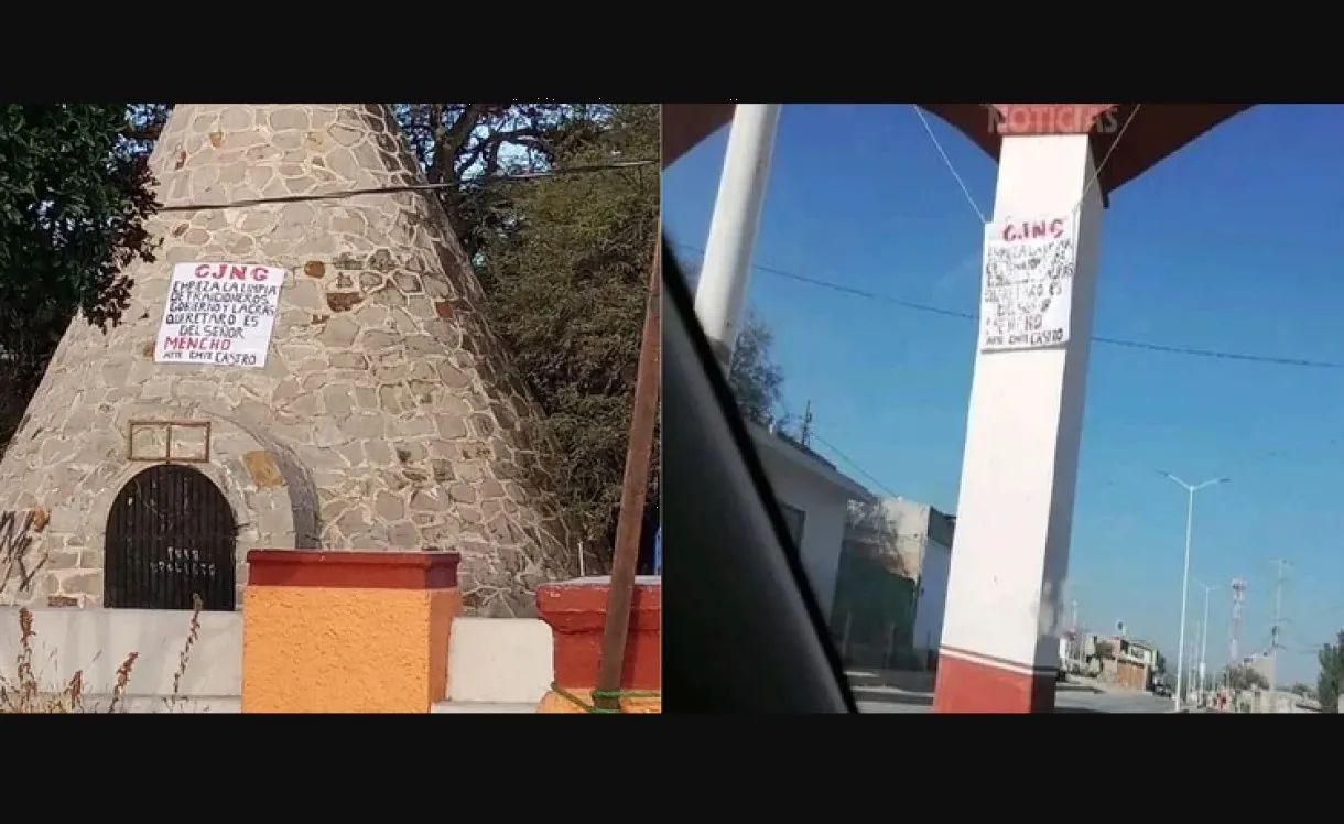 CJNG deja narcomensaje al gobierno “Querétaro es del señor Mencho”