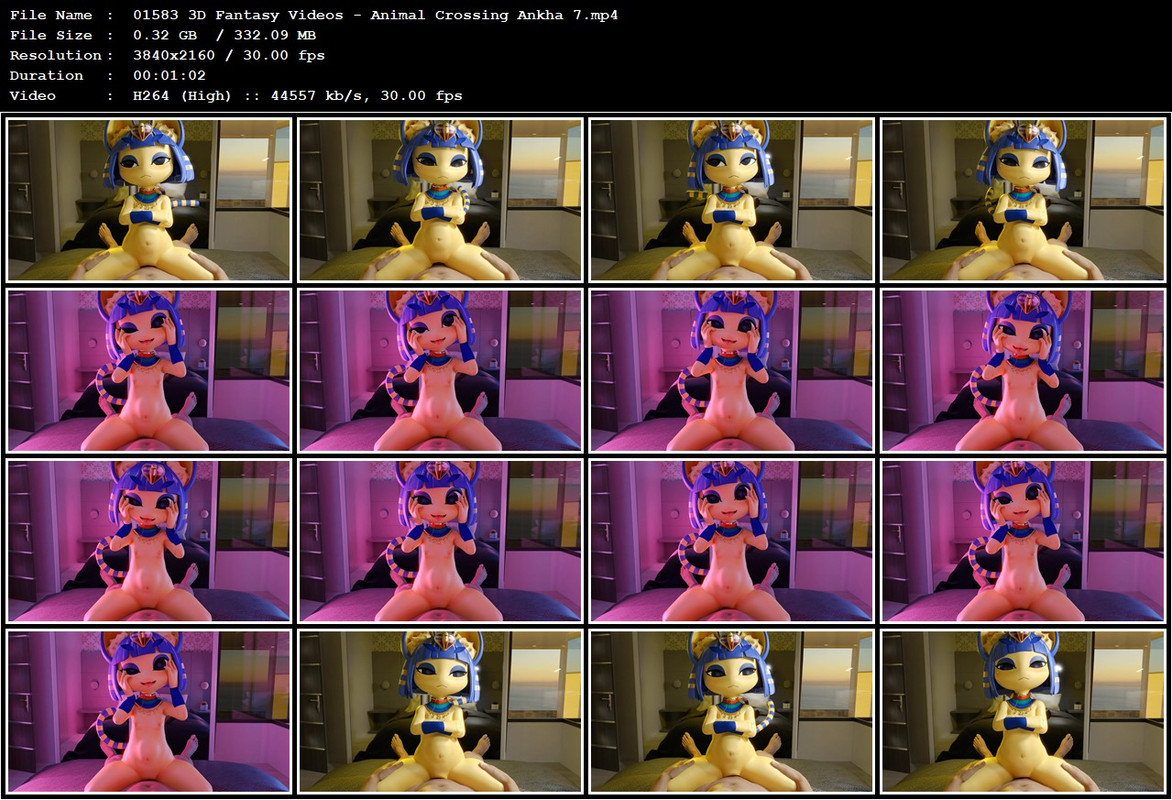 01583 3D Fantasy Videos - Animal Crossing Ankha 7.mp4