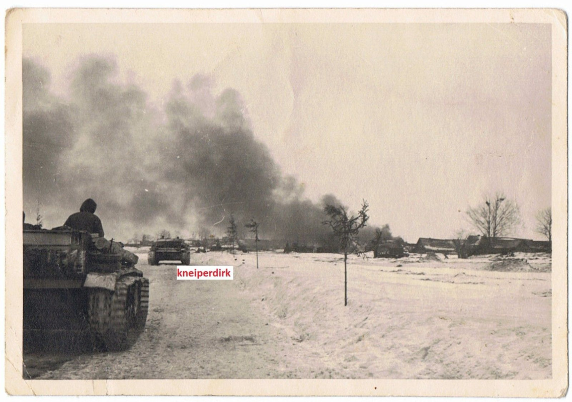 Sturmgeschütze 3 im Gefecht,Angriff auf Dorf