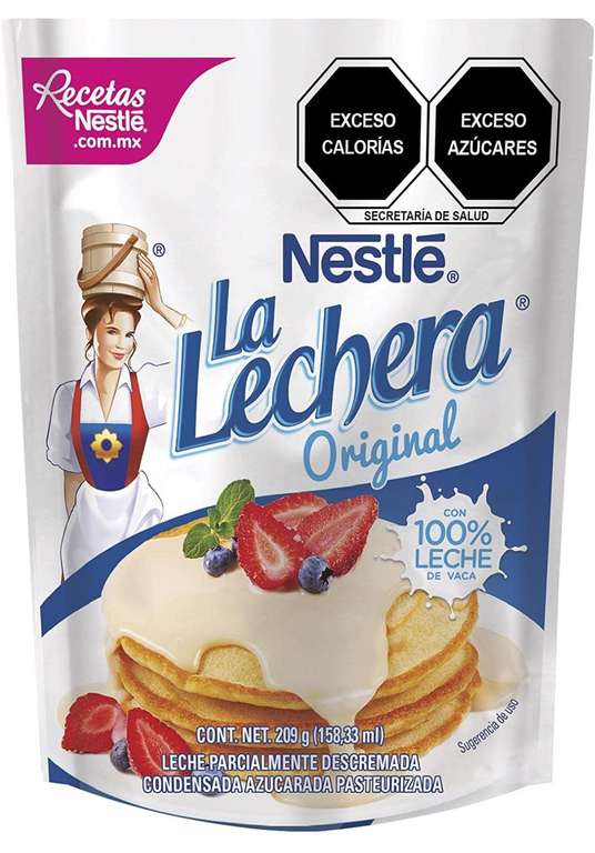 Amazon: La Lechera Doypack 209g, Original | (Cantidad mínima y máxima, 4 piezas) 
