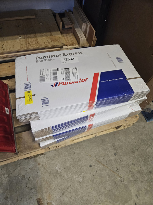 40 Puralator boxes