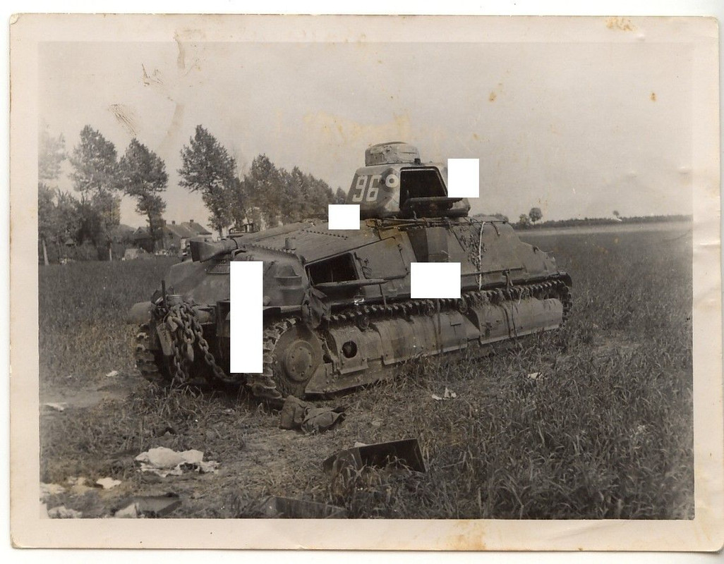 Frankreich französischer Somua S 35 erbeutet Tur