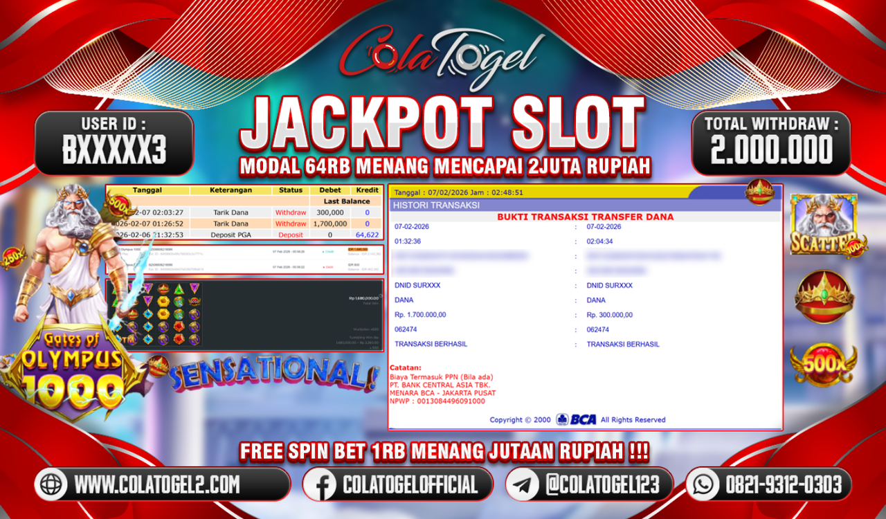 JACKPOT SLOT GACORR!!