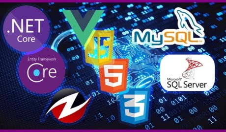 Asp.Net Core 5.0 and Vue JS • from Zero to Hero (68 Hours Content)