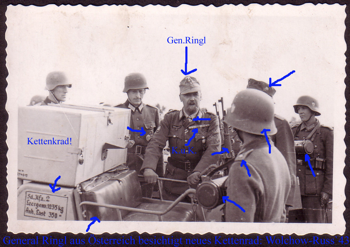 Gebirgsjäger General,RK,5.Geb.Div,Kettenkrad,Weh