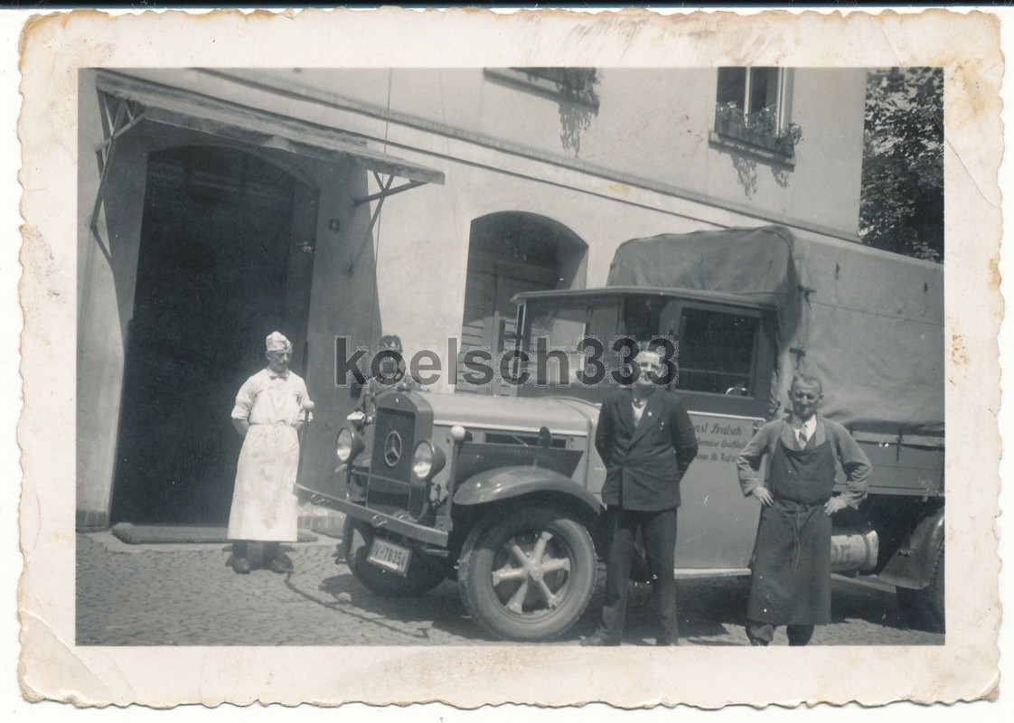 Foto Mercedes Benz LKW Gemüse Großhandel Ernst L
