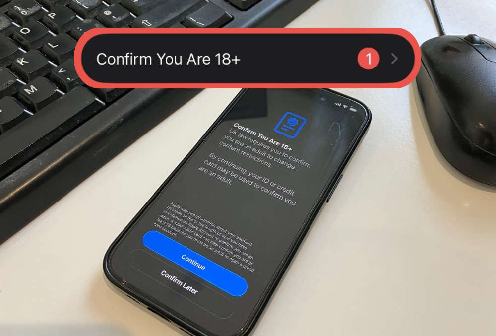 iPhone Confirm You Are 18+ Problem