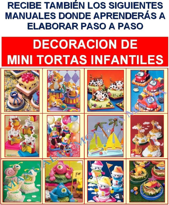 Curso de minitortas minicakes torres tortas y pastelillos  decor