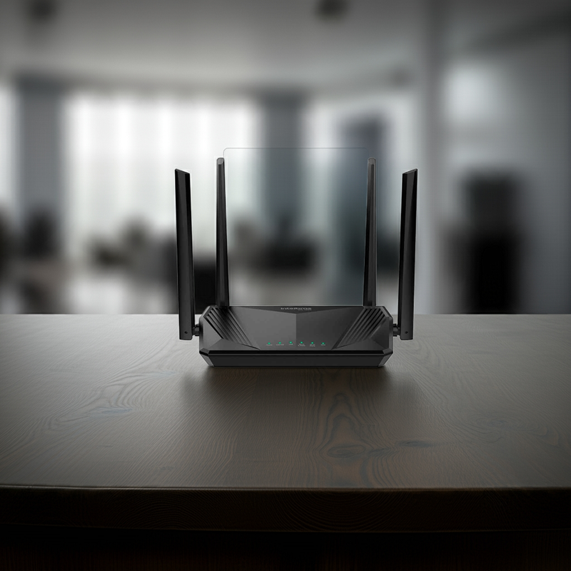 Roteador Intelbras W6-1500 com seu design moderno