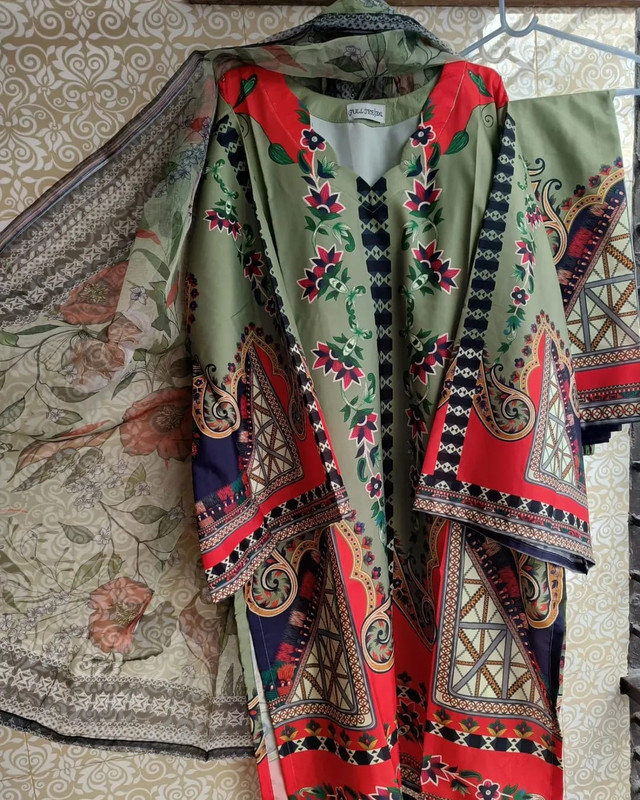 Digital Print Three Piece