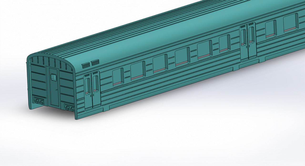 ЭР22 прицепной вагон 1