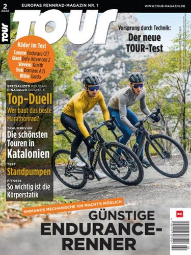 Cover: Tour Das Rennrad Magazin Februar No 02 2024