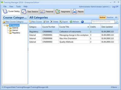 Training Manager 2018 Enterprise 1.0.1235.0