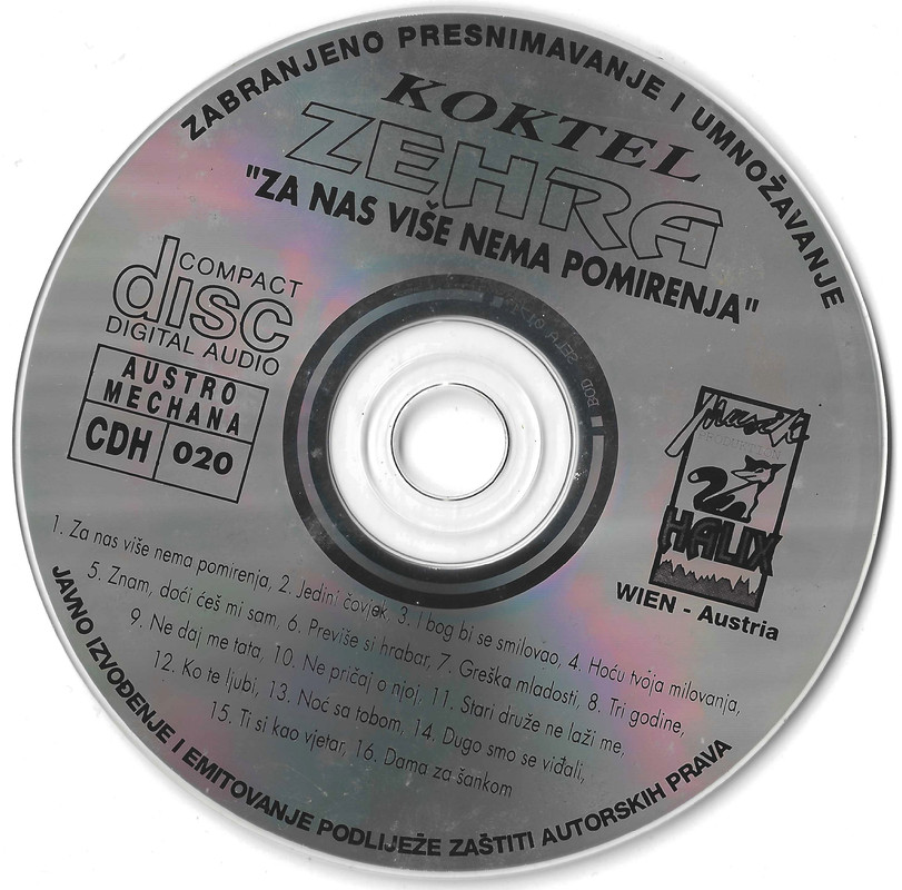 Zehra 1994 CD