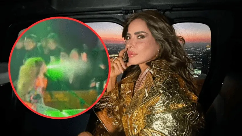 Gloria Trevi pierde el control y le escupe en la cara a un fan