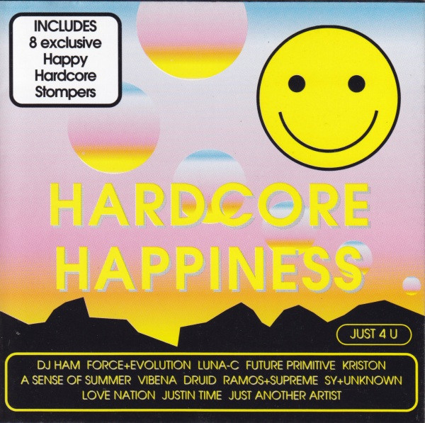 01/04/2023 - Various – Hardcore Happiness (CD, Compilation)(Stage One – CD J4U 1)  1995 R-189773-1340891019-4296