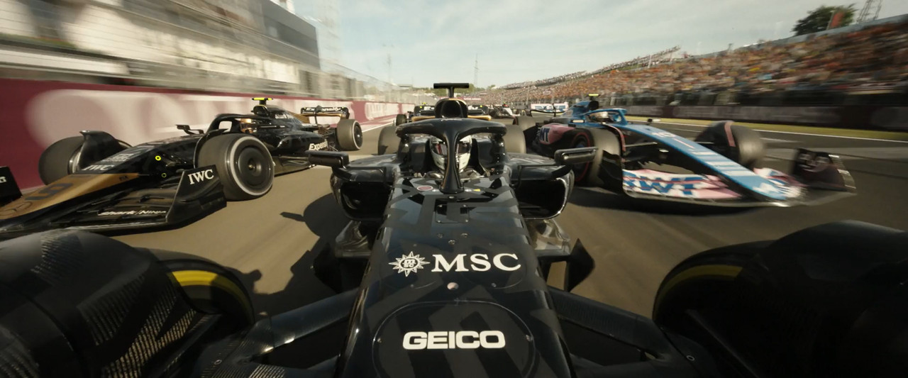 F1 2025 WebRip [Hindi + Tamil + Telugu + English] 480p 720p 1080p ESub Screenshot