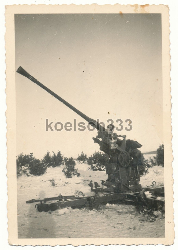 Ardennen 3,7cm Flak Artillerie Geschütz Erdkampf Einheit Luftwaffe