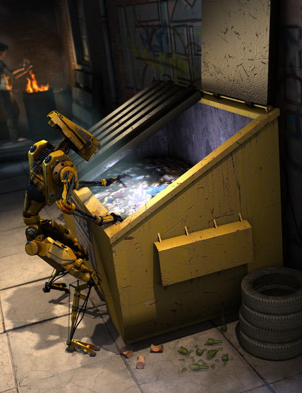 00 daz3d the dumpster