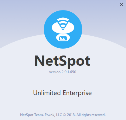 NetSpot Unlimited Enterprise v2.13.750.1