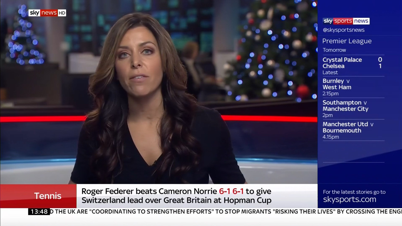 30 December - 13.00.00 - Sky News. Live coverage of main weekend