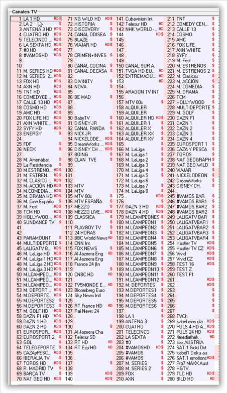Lista de canales FONESTAR RDS-584-585 - 04-09-2021 - DecoManiacos