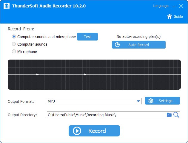 ThunderSoft Audio Recorder 10.2.0 Multilingual