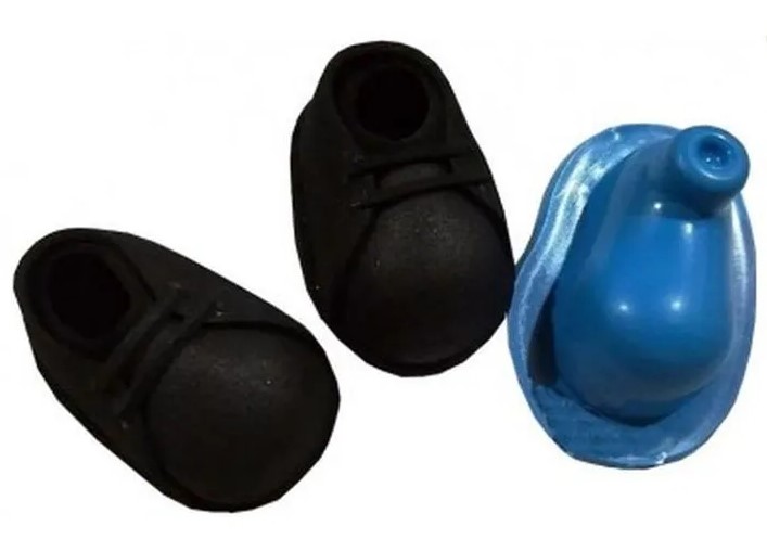 Molde para fomi Plástico Zapatos para muñecos 