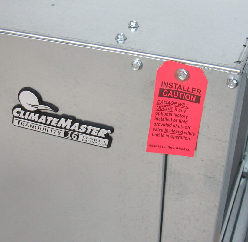 NEW ClimateMaster 1.5 Ton Water Source Geothermal Heat Pump Tranquility