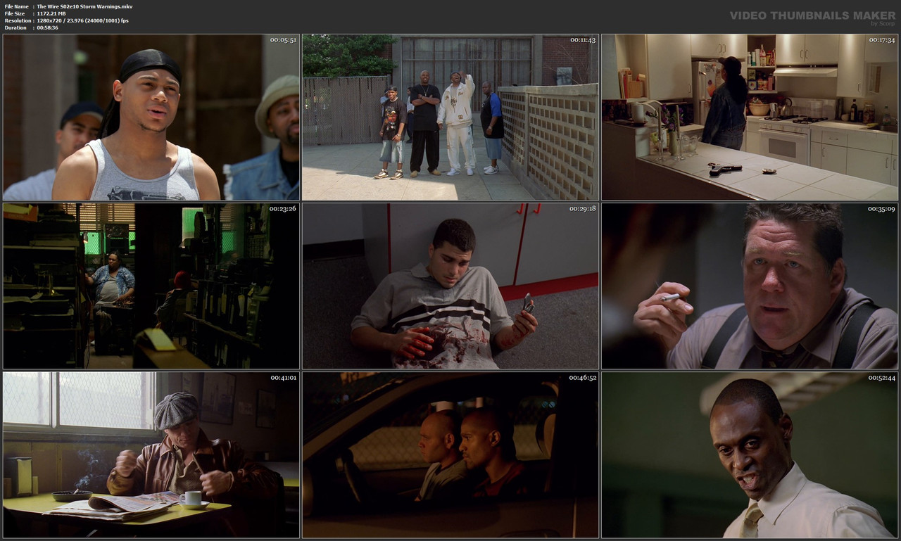 The Wire S02e10 Storm Warnings.mkv