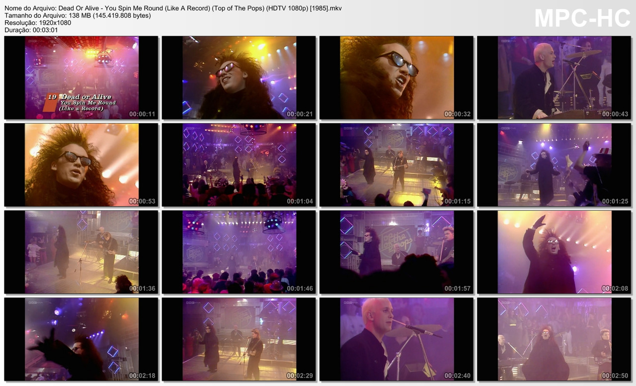 Dead Or Alive - You Spin Me Round (Like A Record) (Top of The Pops) (HDTV 1080p) [14.02.1985]