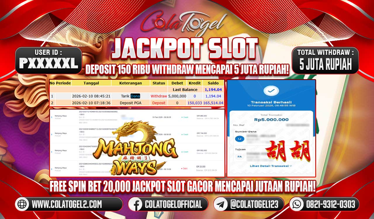 JACKPOT SLOT GACOR!!