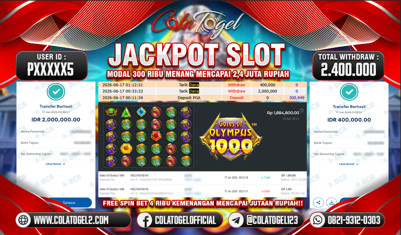 JACKPOT SLOT GACOR!!