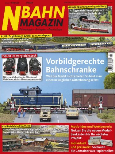 Cover: N-Bahn Magazin No 01 Januar-Februar 2024