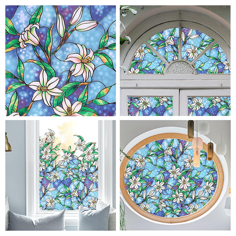 Rainbow Frosted Window Privacy Film