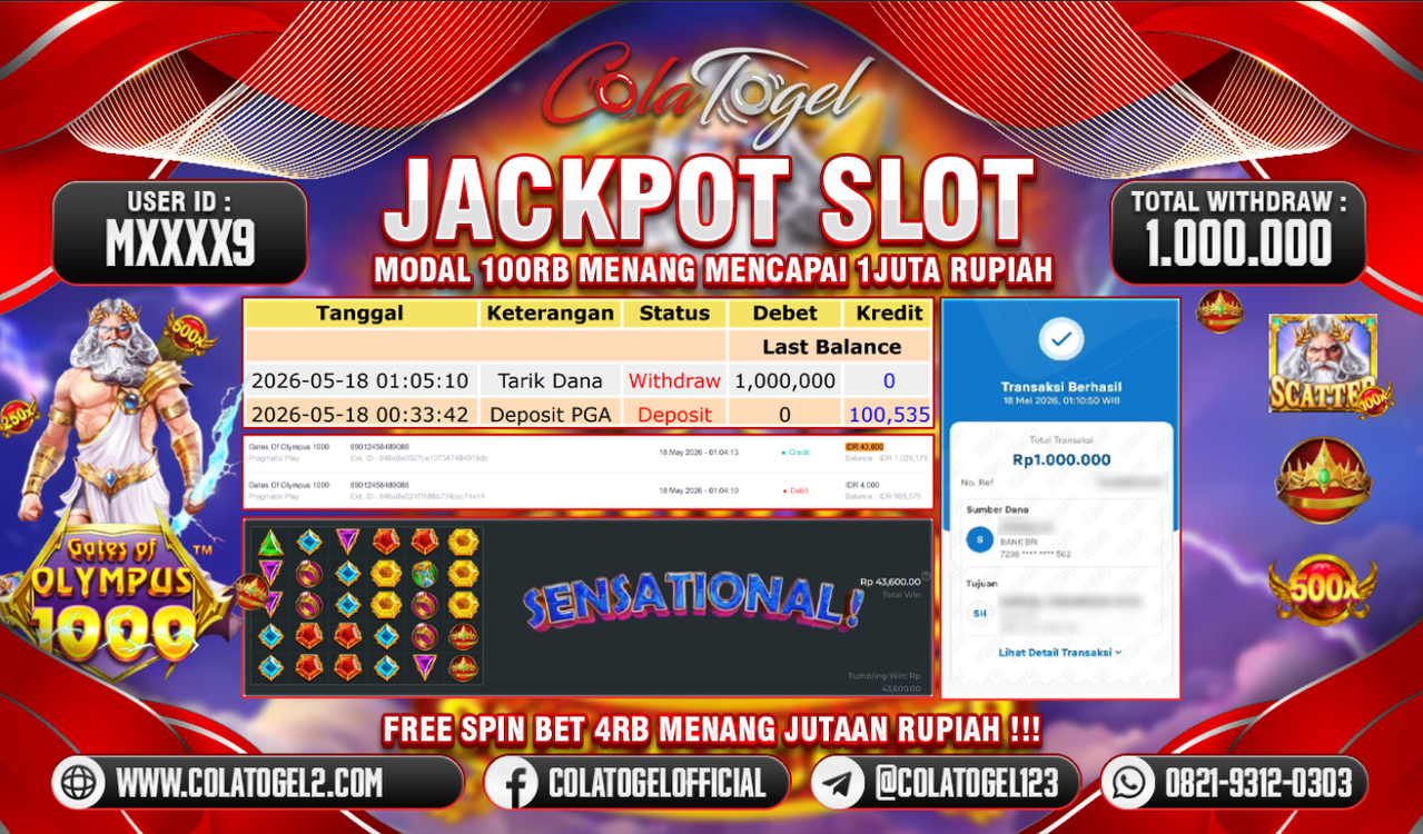 JACKPOT SLOT GACOR!!