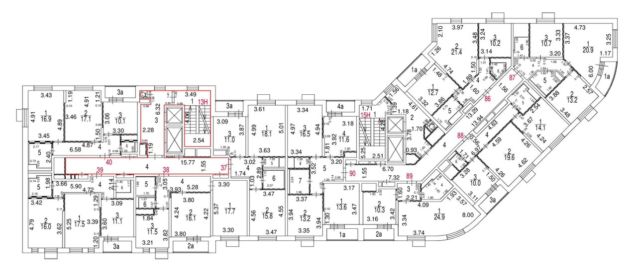 Кастанаевская 32 поэтажка