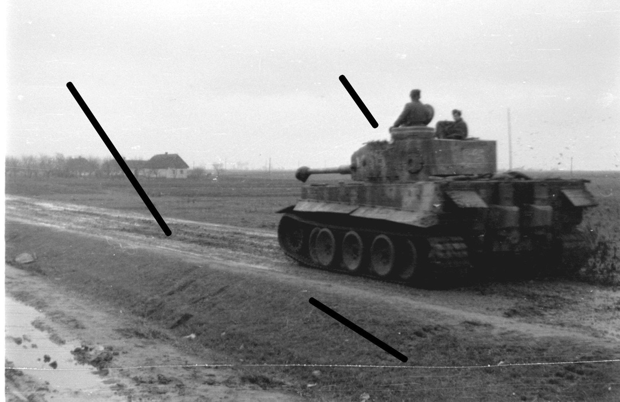 Rußland Schwere Panzer-Abteilung Tiger Panzer Turm Zahl