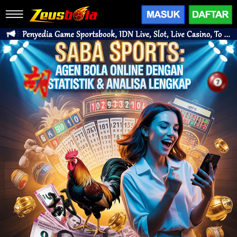 SABA SPORTS: Agen Bola Online dengan Statistik & Analisa Lengkap image 1
