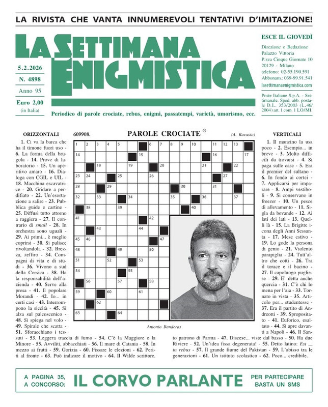 La Settimana Enigmistica N. 4898 (05 Febbraio 2026)