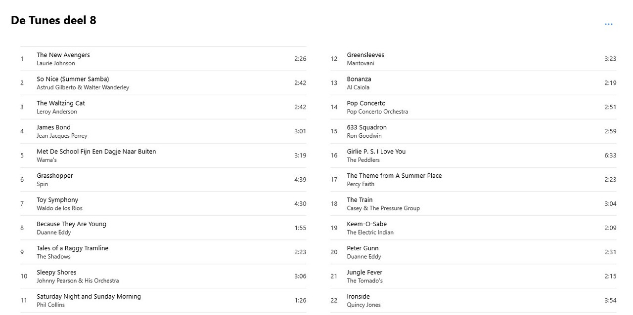 tunes back 8