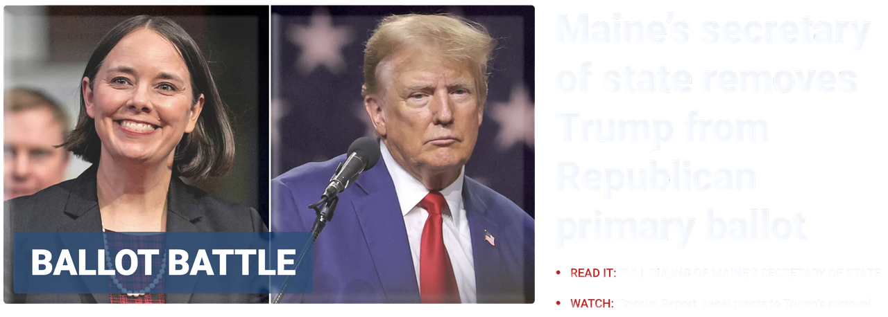 Trump disqualified from Maine 2024 Republican primary ballot - Thee RANT